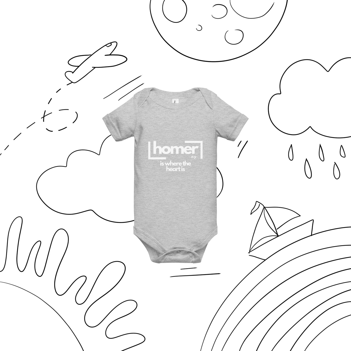 Baby short sleeve one piece