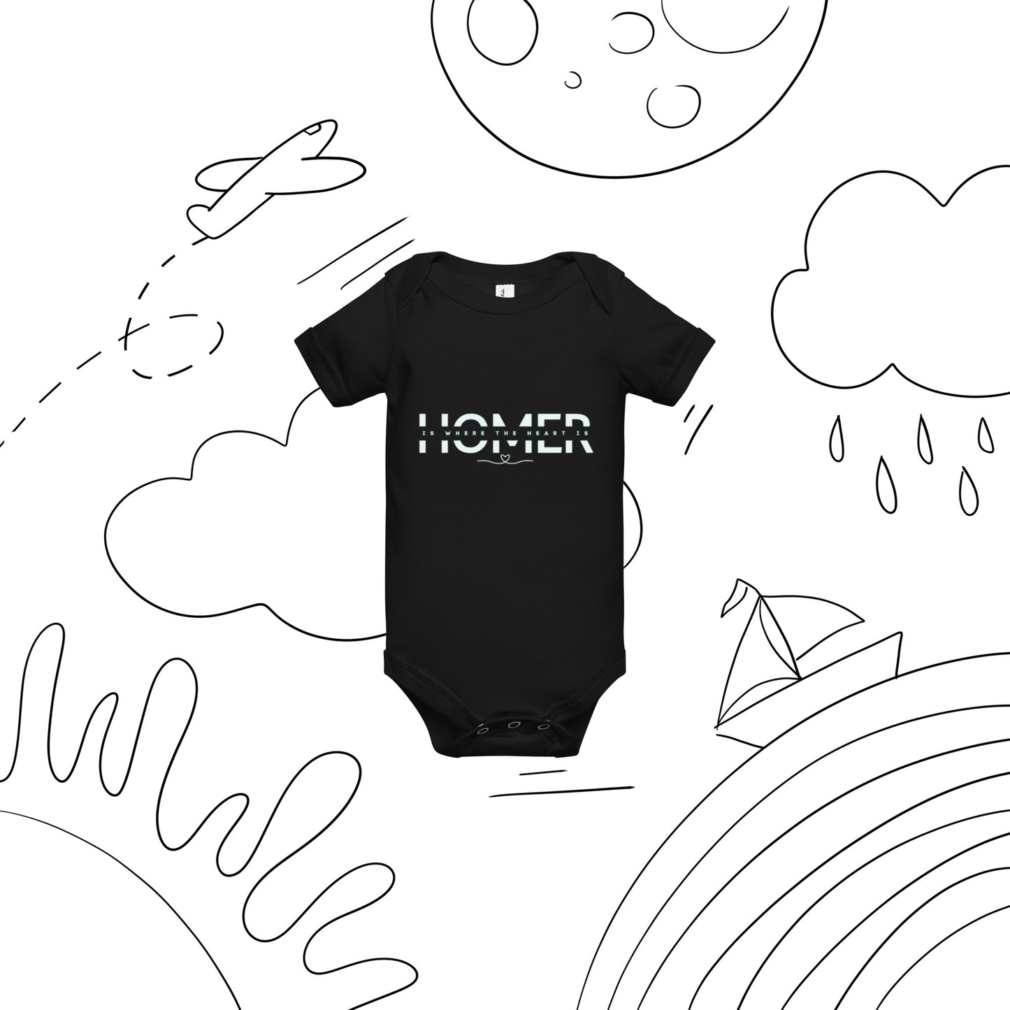 Baby short sleeve one piece