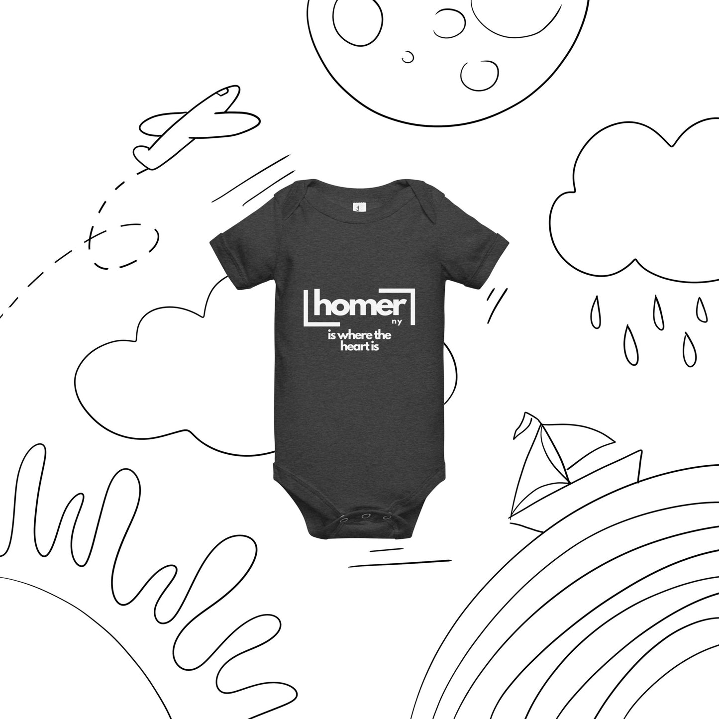 Baby short sleeve one piece