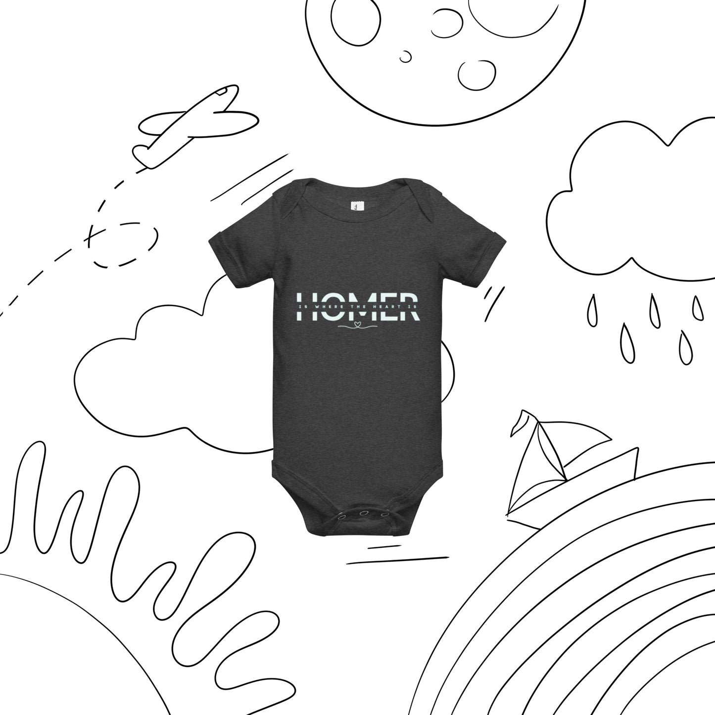 Baby short sleeve one piece