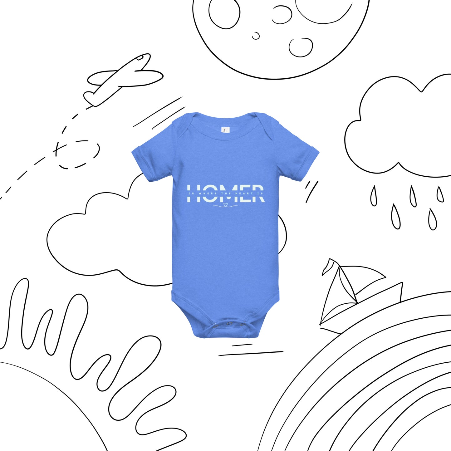 Baby short sleeve one piece