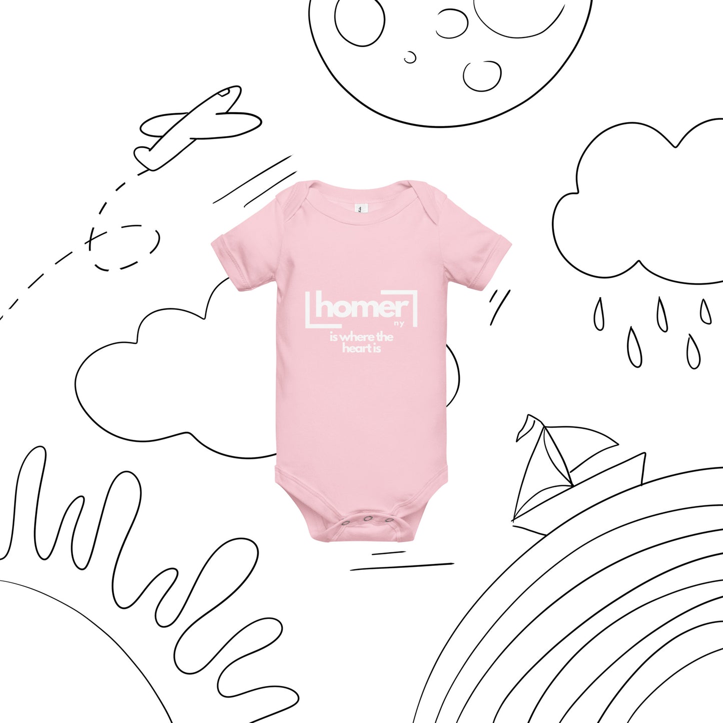 Baby short sleeve one piece