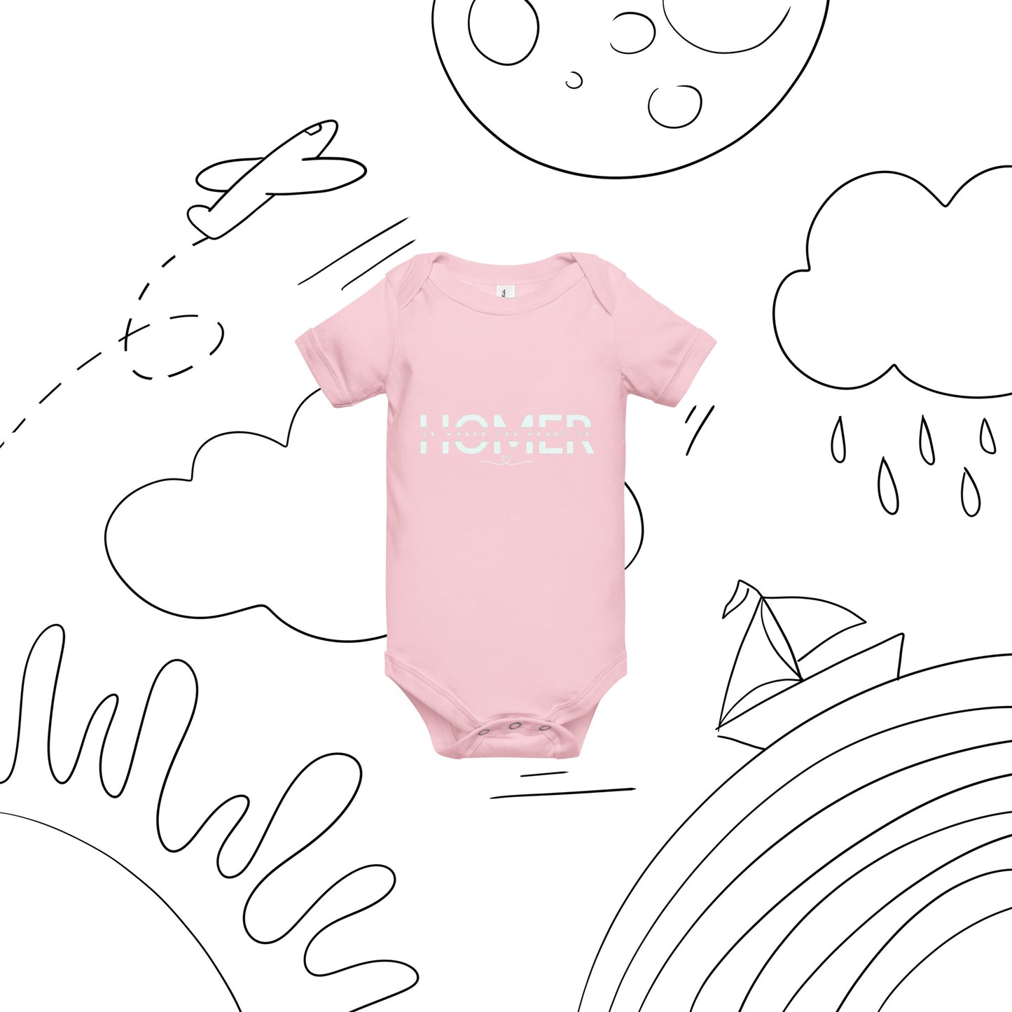 Baby short sleeve one piece