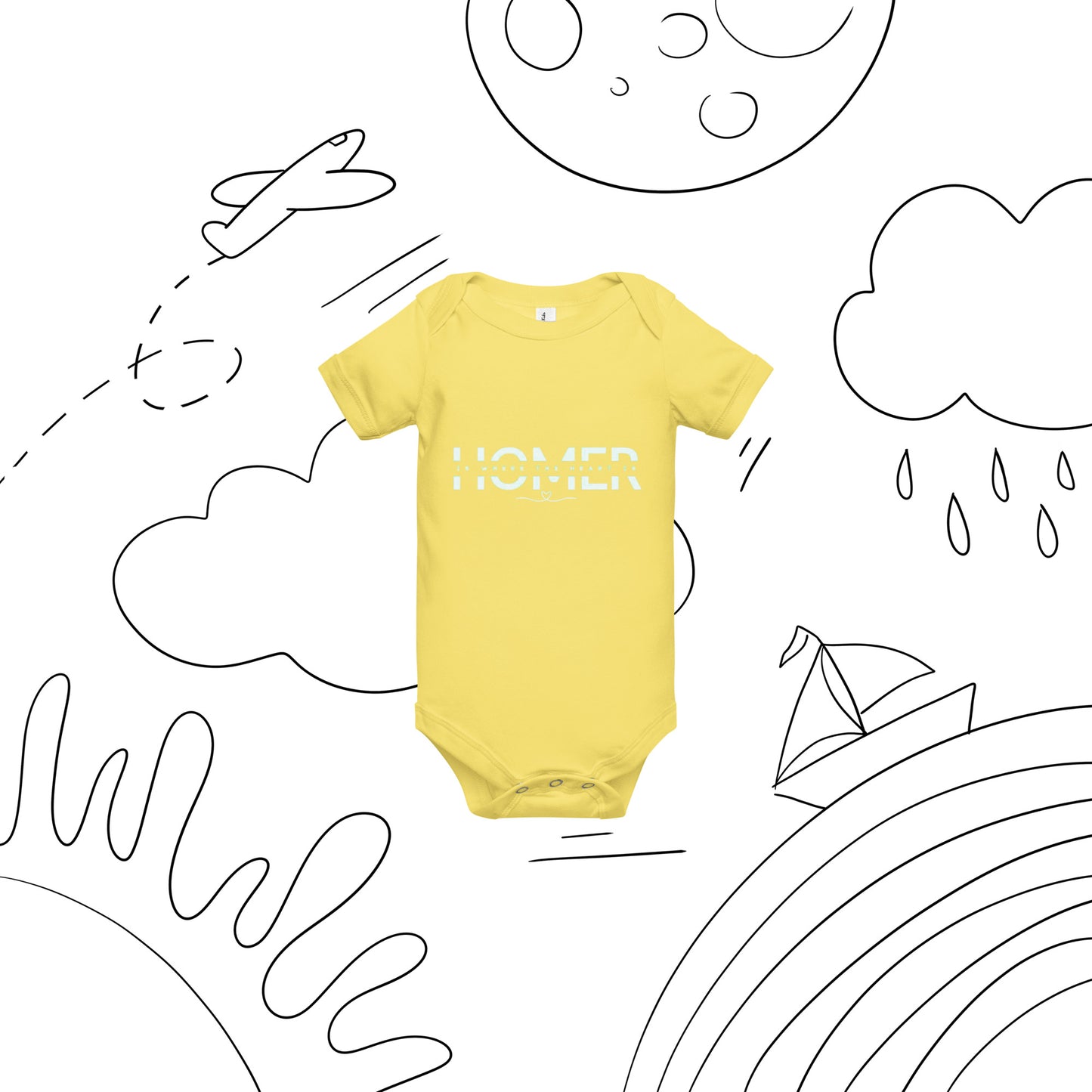 Baby short sleeve one piece