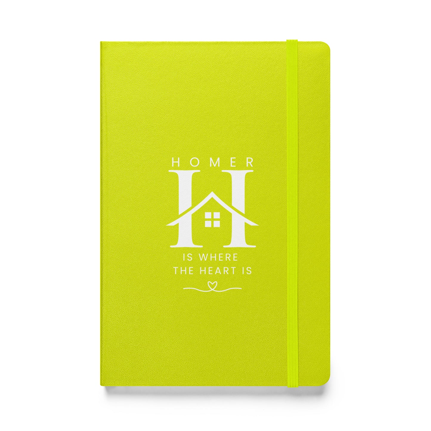 Hardcover bound notebook