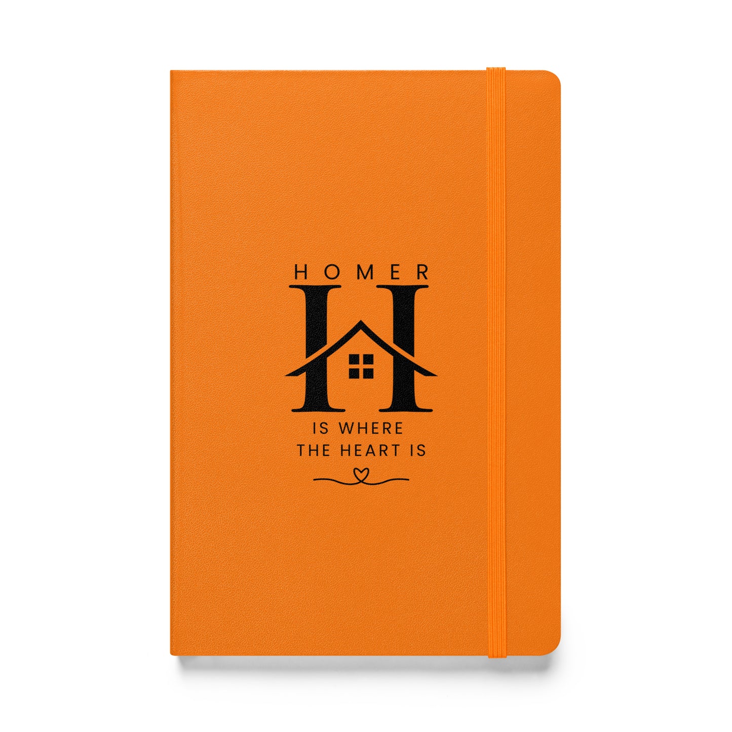 Hardcover bound notebook