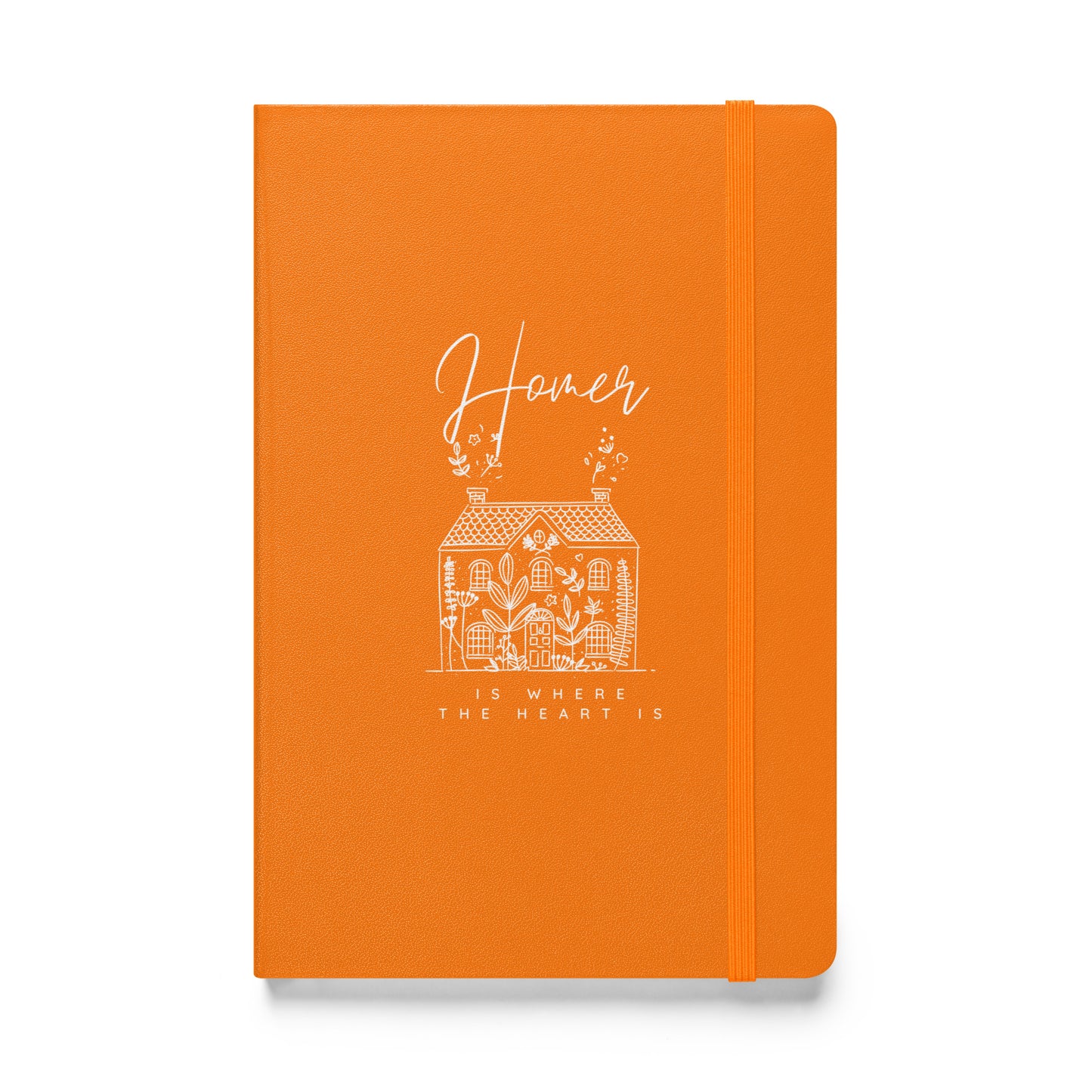 Hardcover bound notebook