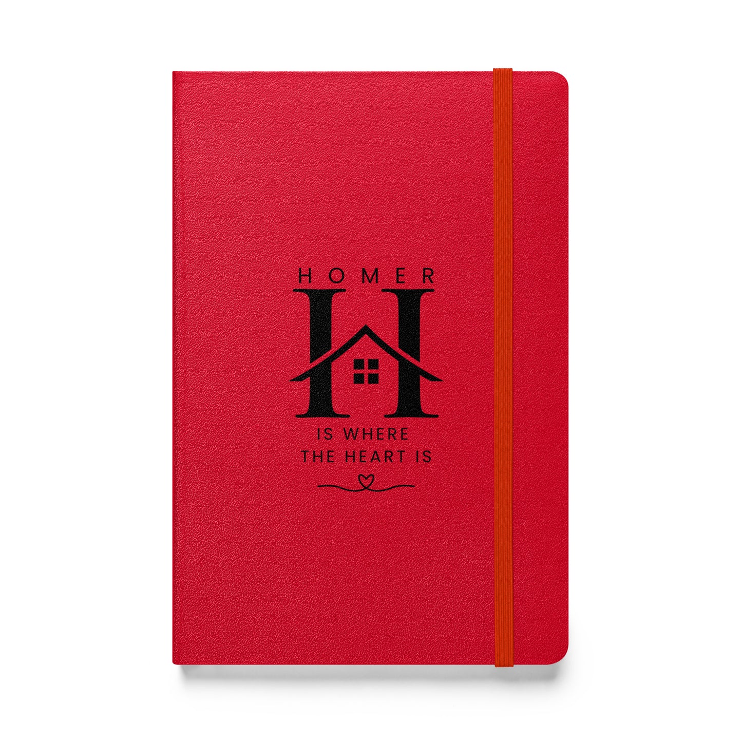 Hardcover bound notebook