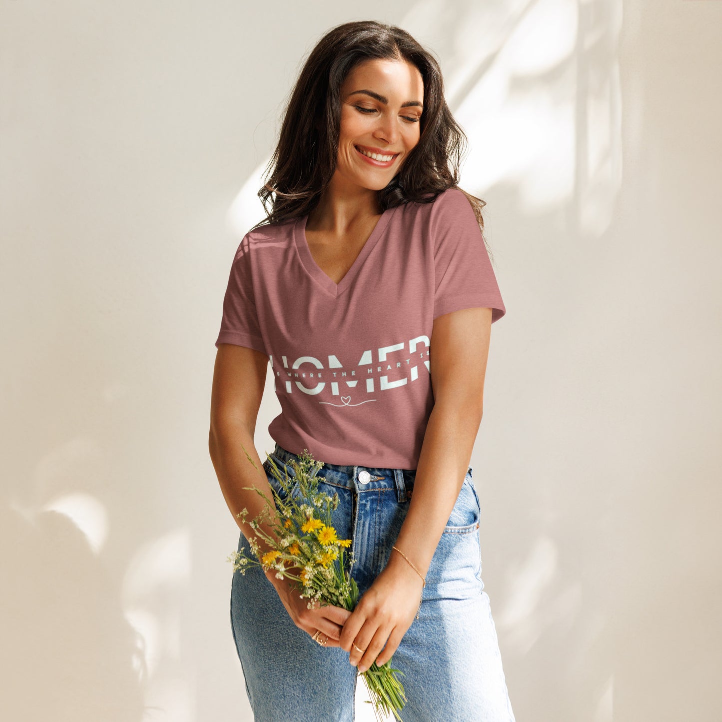 Women’s relaxed v-neck t-shirt