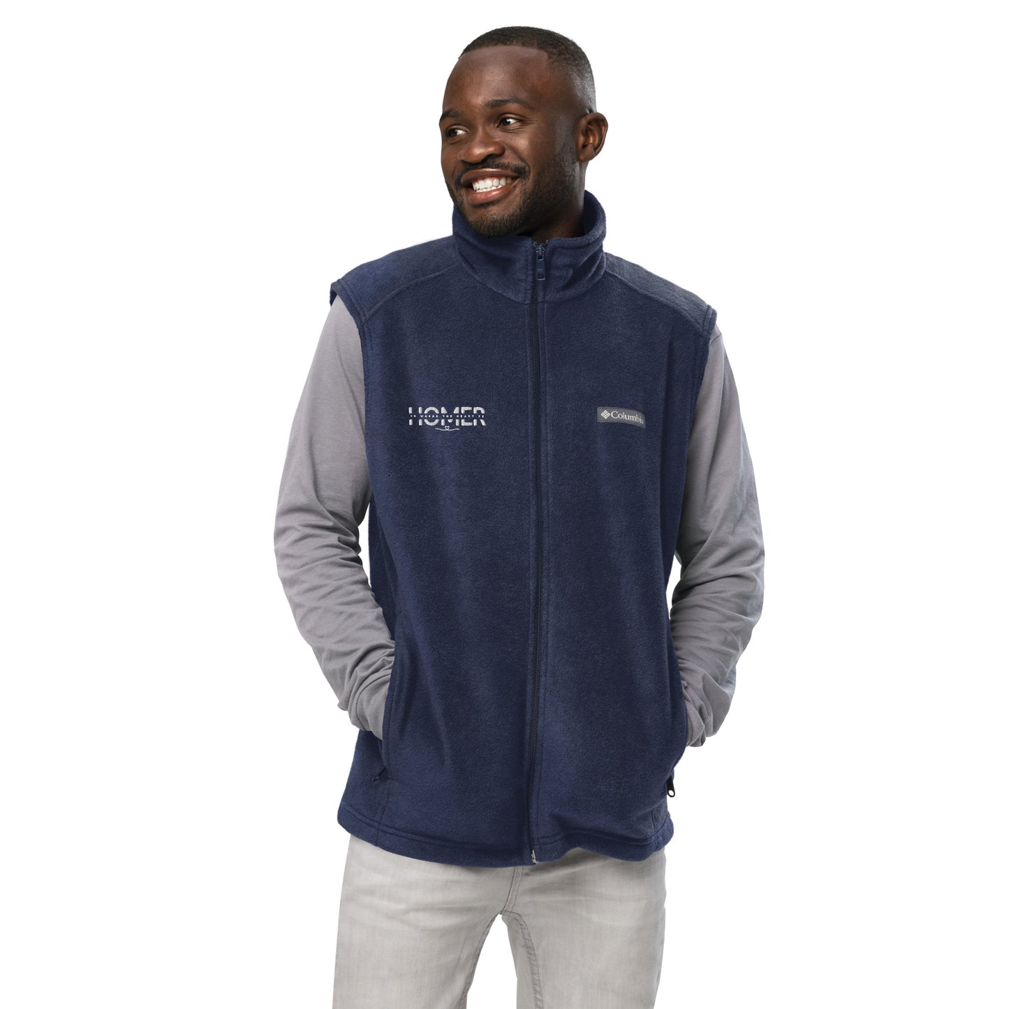 Men’s Columbia fleece vest