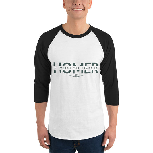 3/4 sleeve raglan shirt